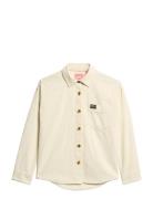 Superdry Chunky Cord Overshirt Kräm