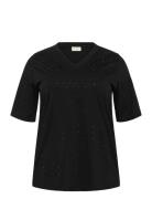 Kaffe Curve Kcphoelina T-Shirt Svart