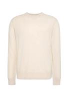 Calvin Klein Ls Classic Cashmere Crewneck 12G Kräm