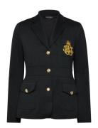 Lauren Ralph Lauren Ctn Elastane Hb Jqd-Knit Blazer Svart