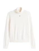 Tommy Jeans Tjw Essential Trtlnk Sweater Vit