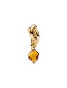 Pandora 14K Gold-Plated Dangle With H Y Coloured Crystal Guld