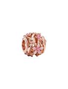 Pandora Daisy 14K Rose Gold-Plated Charm With Shaded Pink Enamel Rosa