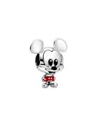 Pandora Disney Mickey Sterling Silver Charm With Red And Black Enamel ...