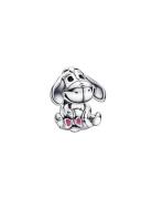 Pandora Disney Eyore Sterling Silver Charm With Pink And Black Enamel ...