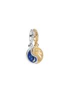 Pandora Yin And Yang Sterling Silver And 14K Gold-Plated Splittable Da...