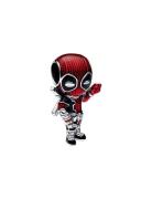 Pandora Marvel Deadpool Sterling Silver Charm With Red And Black Ename...