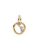 Pandora Aries Zodiac 14K Gold-Plated Dangle With Clear Cubic Zirconia ...