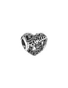 Pandora Heart Sterling Silver Charm Silver
