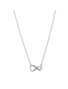 Pandora Infinity Sterling Silver Collier With Clear Cubic Zirconia Sil...