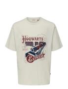 ONLY & SONS Onsxmas Rlx Ss Tee Hp Kräm