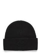Coach Accessories Embossed C Knit Beanie Svart