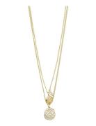 Pilgrim Shift Necklace 2-In-1 Set, Gold-Plated Guld