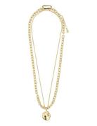 Pilgrim Sparkle Necklace 2-In-1 Set, Gold-Plated Guld