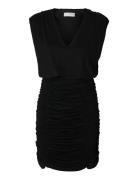 Selected Slfslim Mira Reversible Sl Short Dress Svart