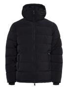 Oscar Jacobson Hooded Puffer Jacket Svart