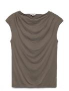 Rosemunde Rwbiarritz Ss Waterfall T-Shirt Brun