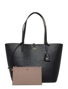 Lauren Ralph Lauren Faux-Leather Reversible Tote Bag Svart