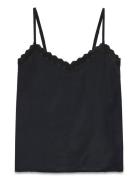 Lollys Laundry Vianell Top Sl Svart