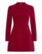 Bardot Delphi Long Sleeve Mini Dress Röd