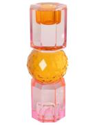 C'est Bon Crystal Candle Holder Orange