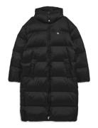 Calvin Klein Jeans Ls Long Length Hooded Nylon Puff Svart