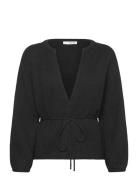 A-View Lisette Knit Cardigan Svart