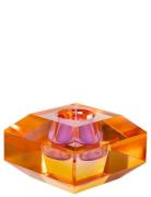 C'est Bon Crystal Candle Holder Orange