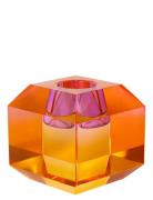 C'est Bon Crystal Candle Holder Orange