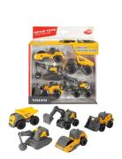 Dickie Leksaker Volvo - Construction 5 Pack Gul