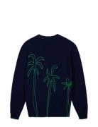 Maison Labiche Grand Cerf Knitwear Marinblå