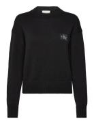 Calvin Klein Jeans Ck Embro Badge Sweater Svart