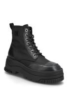 Tommy Hilfiger Tjw Lace Up Flatform Boot Svart