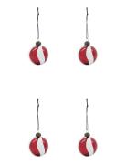 House Doctor Julepynt, Hdtwister, Hvid;Rød Röd