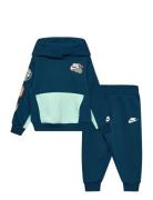 Nike F8-Fleece Pant Set Marinblå