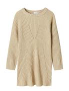 Name It Nkfrikine Ls Knit Dress Pb Beige