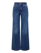 ONLY Onlmadison-Royal Hw Wide Dnm Bf Gua Marinblå