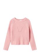 Name It Nkfrikine Ls Short Knit Pullover Pb Rosa
