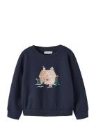 Name It Nmfvismas Ls Nreg Sweat Bru Marinblå