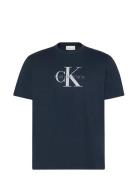 Calvin Klein Jeans Ss Hero Monologo Tee 20S Marinblå