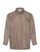 Kaffe Curve Kcada Shirt Beige