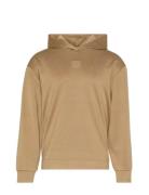 Calvin Klein Ls Stretch Wool Blend Po Hoodie Beige
