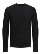 Jack & J S Jjecarter Knit Crew Neck Svart
