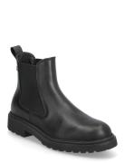 Tommy Hilfiger Th Leather Cleated Chelsea Svart
