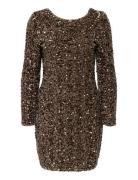 ONLY Onlconfidence L/S Deep Sequins Dressjrs. Brun