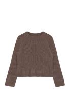 Name It Nmfrikine Ls Short Knit Pullover Pb Brun