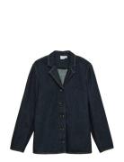 Vero Moda Vmkanika Ls Denim Blazer Shirt Si352 Marinblå