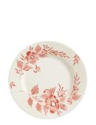 Anna + Nina Whimsical Rose Dinner Plate Röd