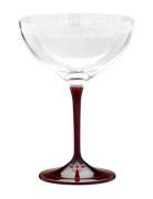 Anna + Nina I Love You Champagne Glass Röd