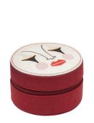 Anna + Nina Pierrot Jewellery Box Burgundy